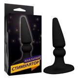 Фаллоимитатор анальный № 1 черный в коробке